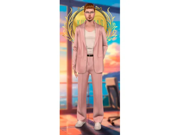 Kurimas 4t2 KK Suit Set 02 Jacket Pants - The Sims 2 Custom Content