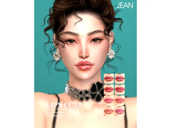 Sims 4 LEAN - LIPS CC32