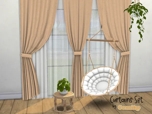 Sims 4 Curtains Set