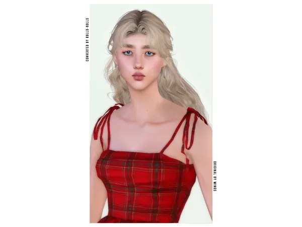 Wings TF1008 Long Hair With Back Braid 4t3 rolls by rollo - The Sims 3 Custom Content