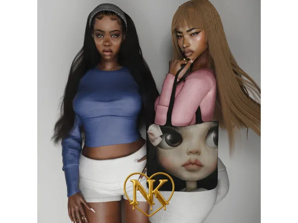 Sims 3 Alpha Female Bags CC: COZY GYM SET by nakiri88