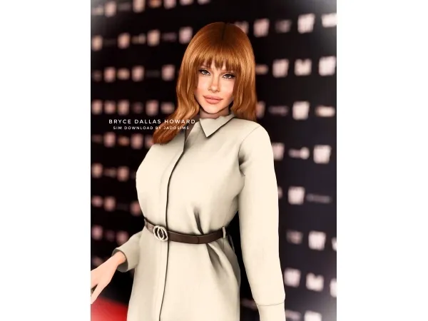 Sims 4 Bryce Dallas Howard (Sim Download)