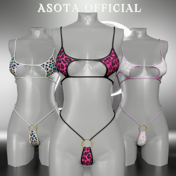 Alpha [ASOTA OFFICIAL] Riley Swimsuits by asotaofficial - The Sims 4 Custom Content