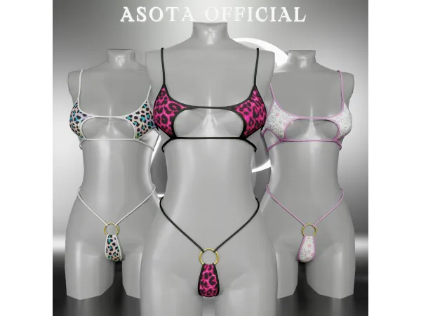 Alpha [ASOTA OFFICIAL] Riley Swimsuits - The Sims 4 Custom Content