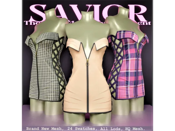 Alpha Svr_Seo Lin ah Dress Elegant - The Sims 4 Custom Content