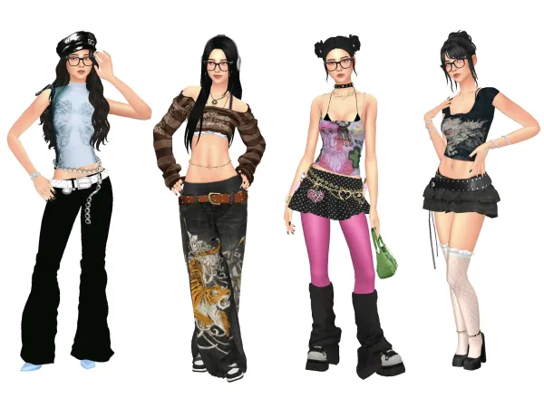 Alpha Lookbook 28 by luunakai - The Sims 4 Custom Content