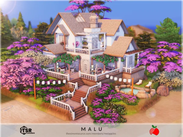 Maxis Match Malu no - The Sims 4 Custom Content
