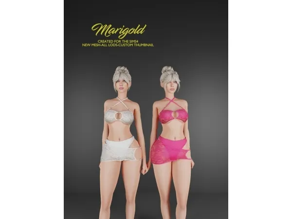Alpha MARIGOLD TS4_NATASHA - The Sims 4 Custom Content