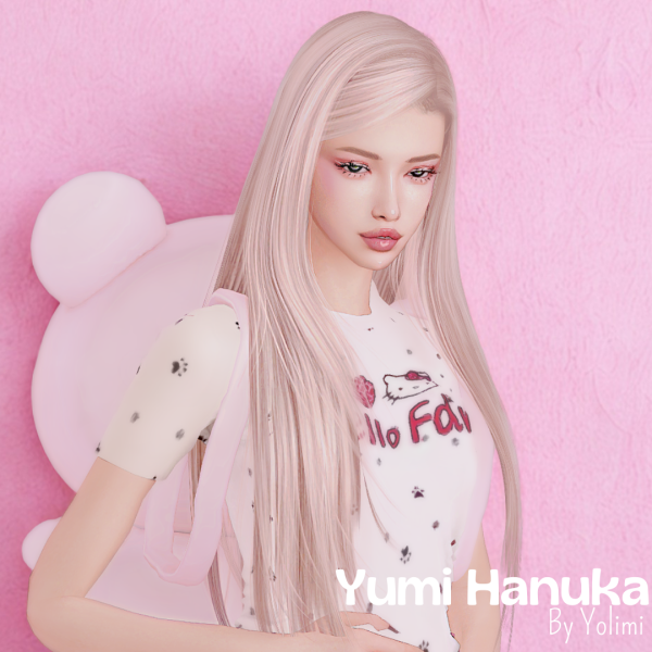 Alpha Yumi Hanuka by yolimi - The Sims 4 Custom Content