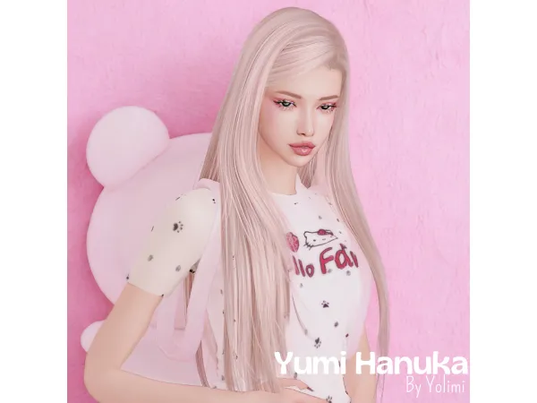 Alpha Yumi Hanuka - The Sims 4 Custom Content