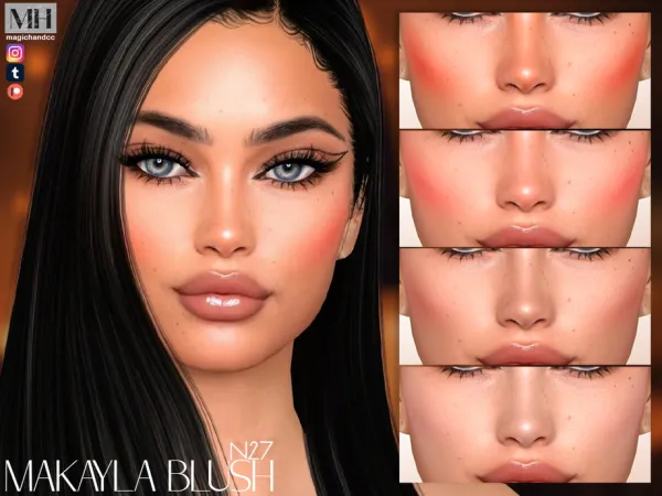 Sims 4 Makayla Blush N27