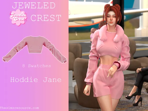 Alpha (JC) Hoddie Jane by thesimsresource - The Sims 4 Custom Content