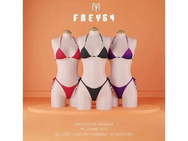 Alpha FR_Viviane Sets - The Sims 4 Custom Content