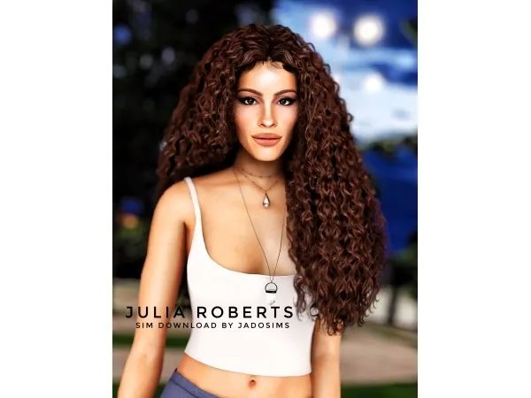Sims 4 Julia Roberts (Sim Download)