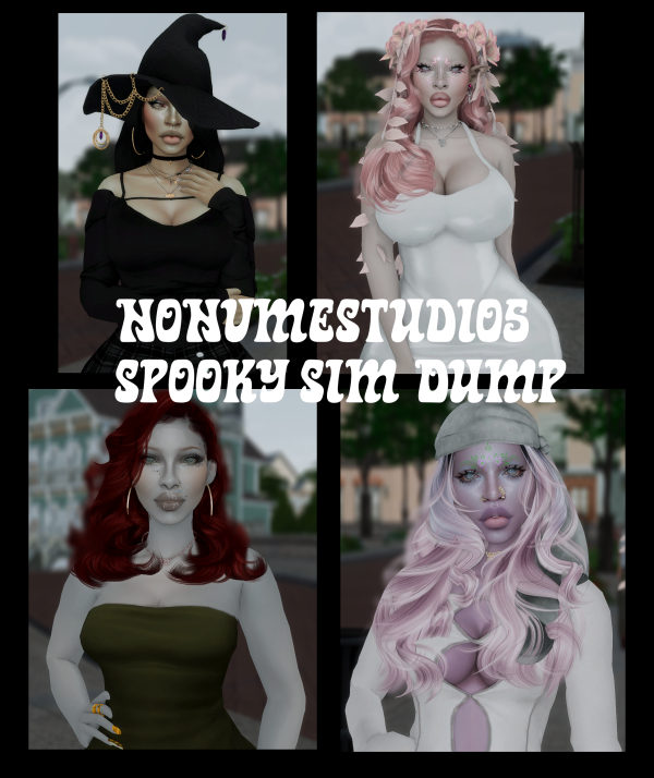 Alpha Spooky Sim Dump by simsfinds - The Sims 4 Custom Content