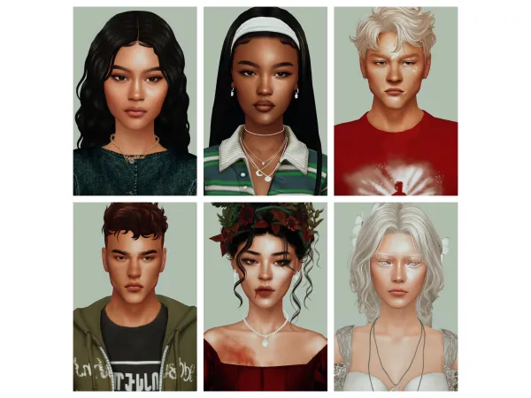 Sims 4 400 Members Dump by sunniesimsee