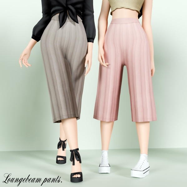 Maxis Match Loungebeam pants - The Sims 4 Custom Content