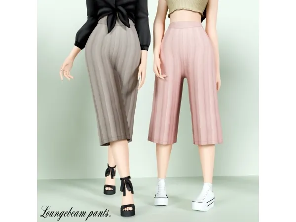 Maxis Match Loungebeam pants - The Sims 4 Custom Content