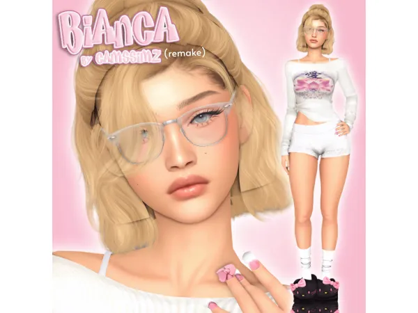 Sims 4 bianca by camssimz