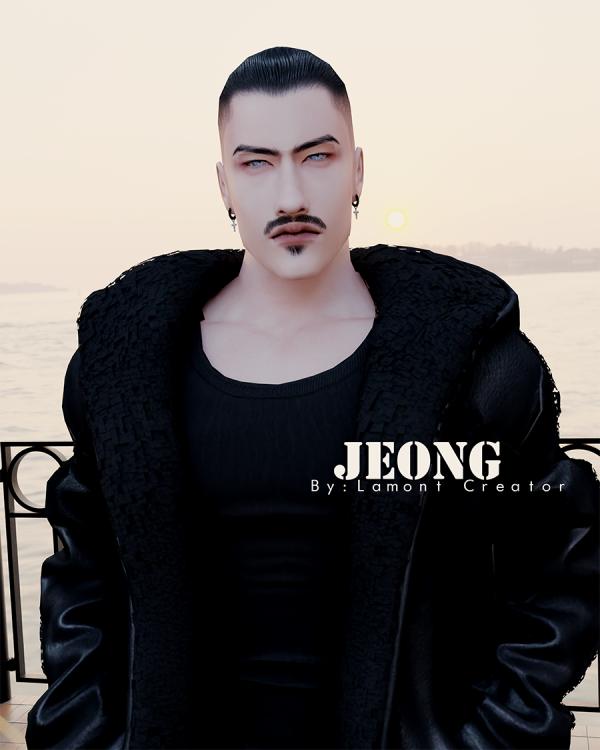 Mix jeong lee male sim by lamontcreatorr - The Sims 4 Custom Content
