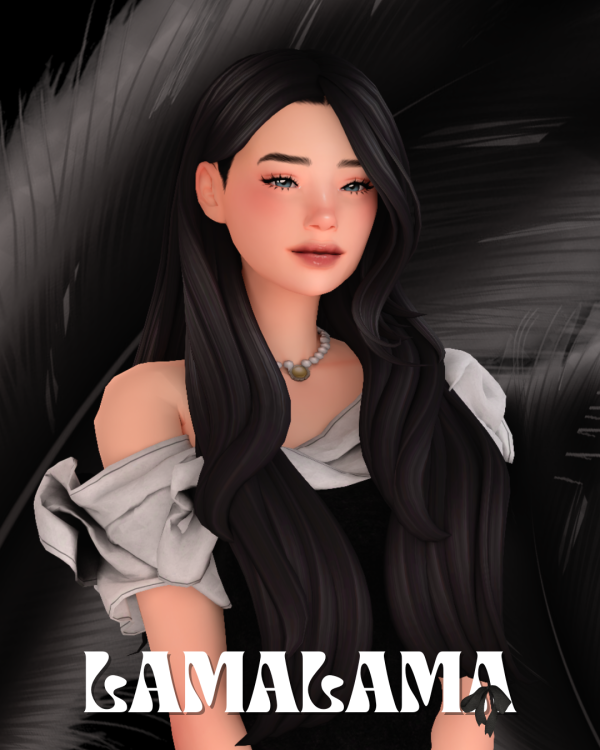 Maxis Match Hair Luanne by simsfinds - The Sims 4 Custom Content