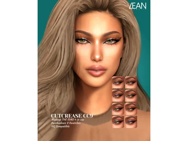 Sims 4 LEAN - CUTCREASE CC9