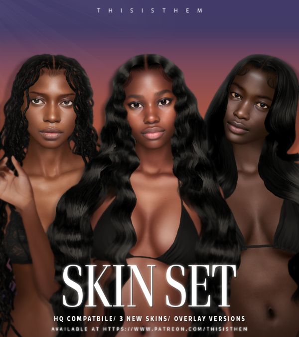 Alpha Female Skin Set by simsfinds - The Sims 4 Custom Content