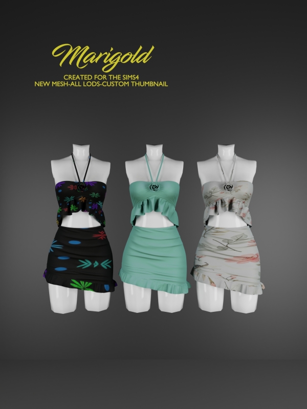 Alpha MARIGOLD TS4_ANGEL ( GIFT ) by marigoldsims - The Sims 4 Custom Content