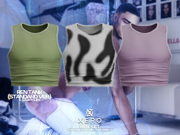Alpha XERO Ren Tank (Standard Version) - The Sims 4 Custom Content