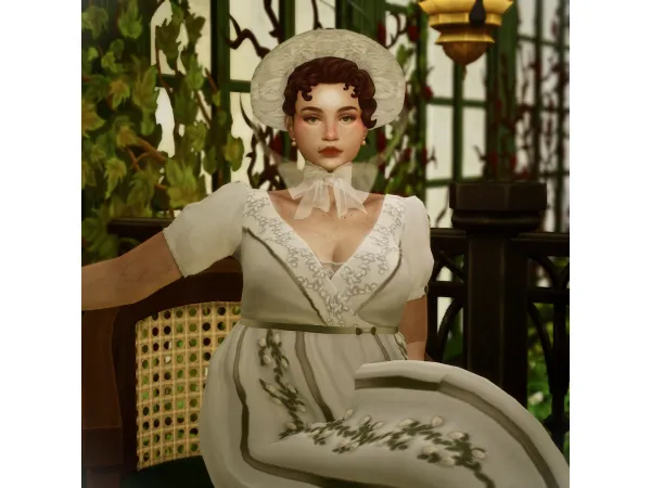 Maxis Match Florence Wardrobe historical lookbook by lessathxi - The Sims 4 Custom Content
