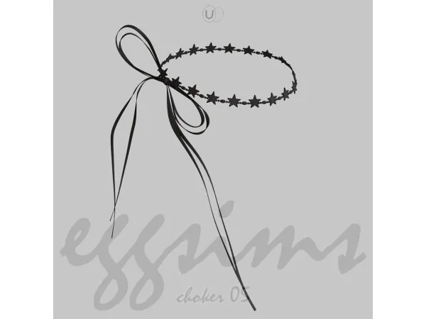 Alpha [EGGSIMS] choker 05 - The Sims 4 Custom Content