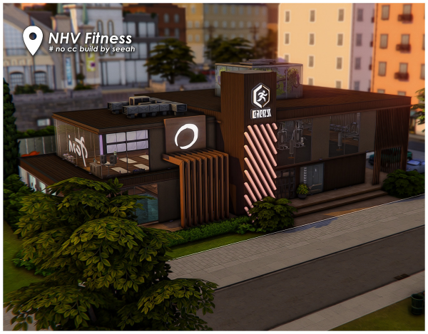 Maxis Match NHV Fitness by simsfinds - The Sims 4 Custom Content