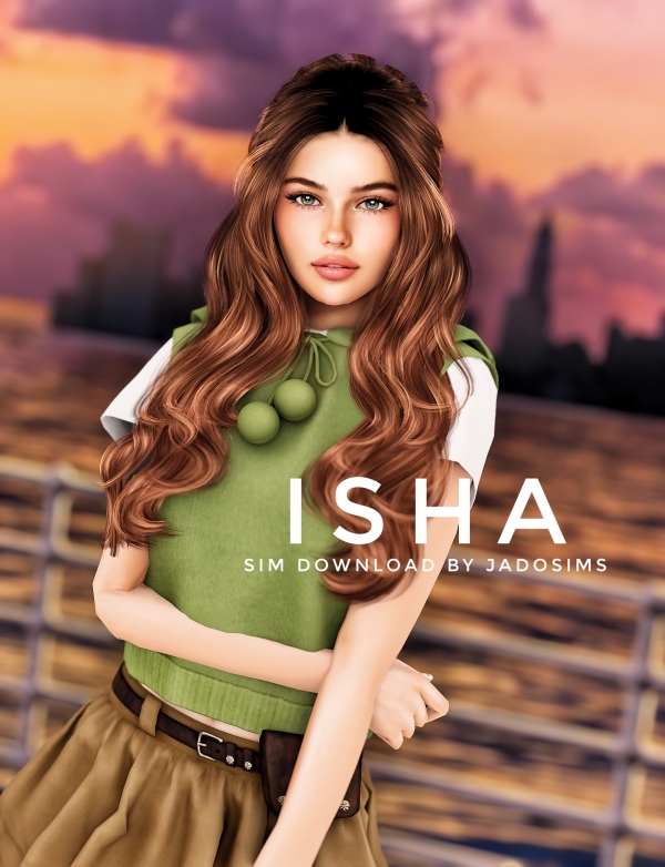 Alpha Isha (Sim Download) by shopwithflynnn - The Sims 4 Custom Content