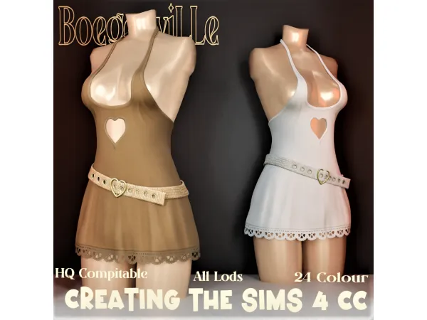 Alpha Boe_Mettha Redhila Dress - The Sims 4 Custom Content