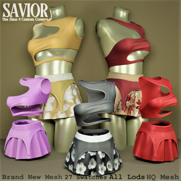 Alpha Svr_Melodia Outfit by saviorts4 - The Sims 4 Custom Content