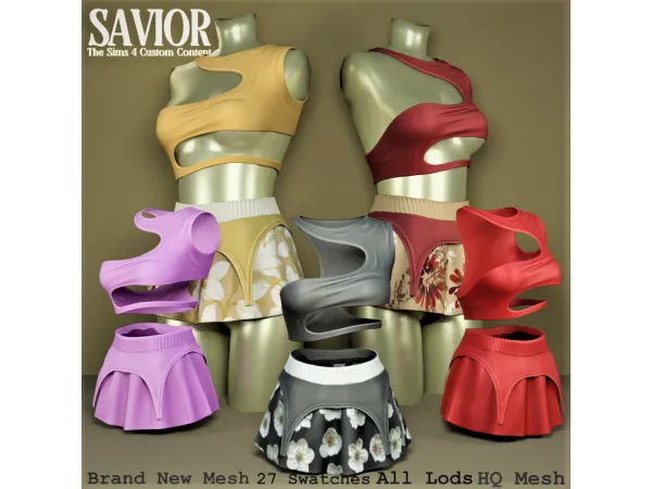Alpha Svr_Melodia Outfit - The Sims 4 Custom Content