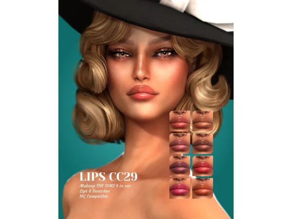 Sims 4 LEAN - LIPS CC29