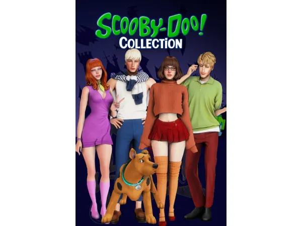 Maxis Match Scooby Doo Collection by deepmoon - The Sims 4 Custom Content