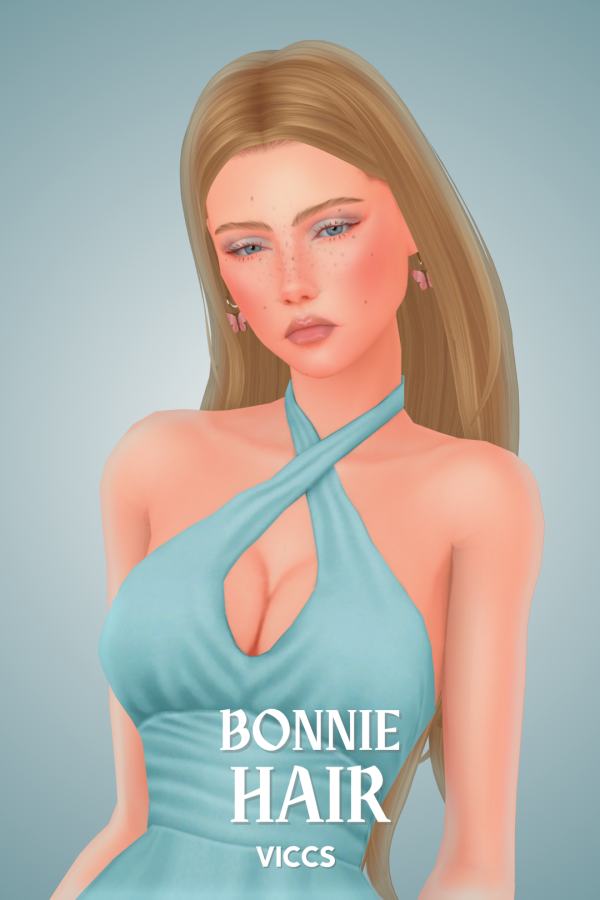 Maxis Match VICCS_BONNIE HAIR (TEEN ELDER) by viccs - The Sims 4 Custom Content