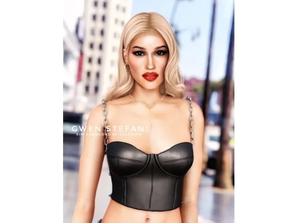 Alpha Gwen Stefani (Sim Download) - The Sims 4 Custom Content