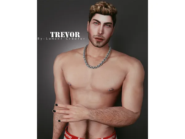 Mix trevor male sim - The Sims 4 Custom Content