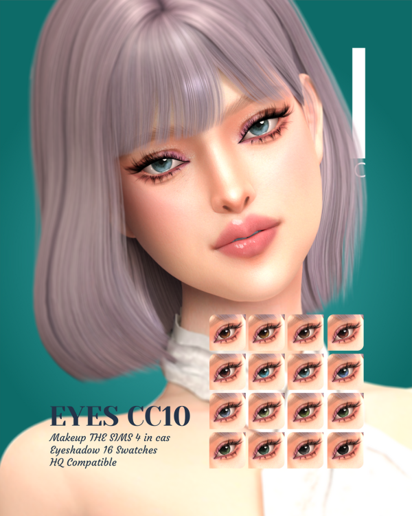 Alpha LEAN EYES CC10 by simsfinds - The Sims 4 Custom Content