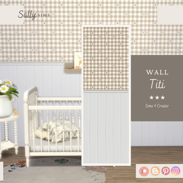 Alpha Wall Titi by sally4sims - The Sims 4 Custom Content