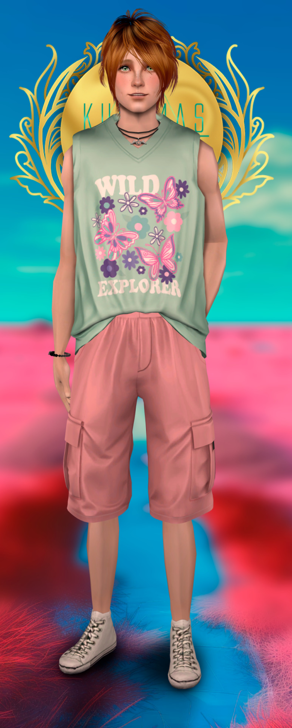 Kurimas 4t2 Gorillax3 Sharp V Vest by simsfinds - The Sims 2 Custom Content