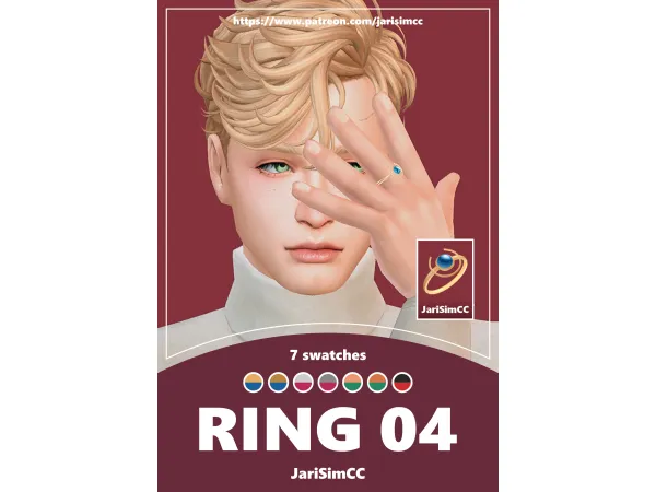 Maxis Match JariSimCC Ring 04 by jarisimcc - The Sims 4 Custom Content