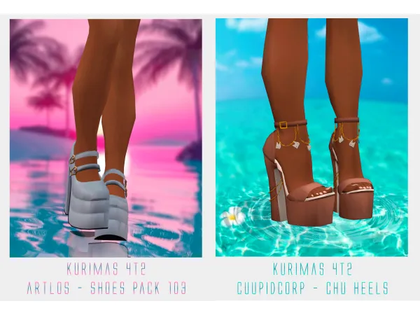 Kurimas 4t2 Artlos Shoes Pack 103 by simsfinds - The Sims 2 Custom Content