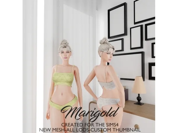 Sims 4 MARIGOLD TS4- LORETTO LINGERI