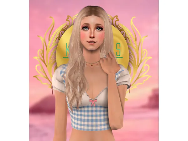 Kurimas 4t2 B0T0XBRAT Saddle Top by kurimas - The Sims 2 Custom Content