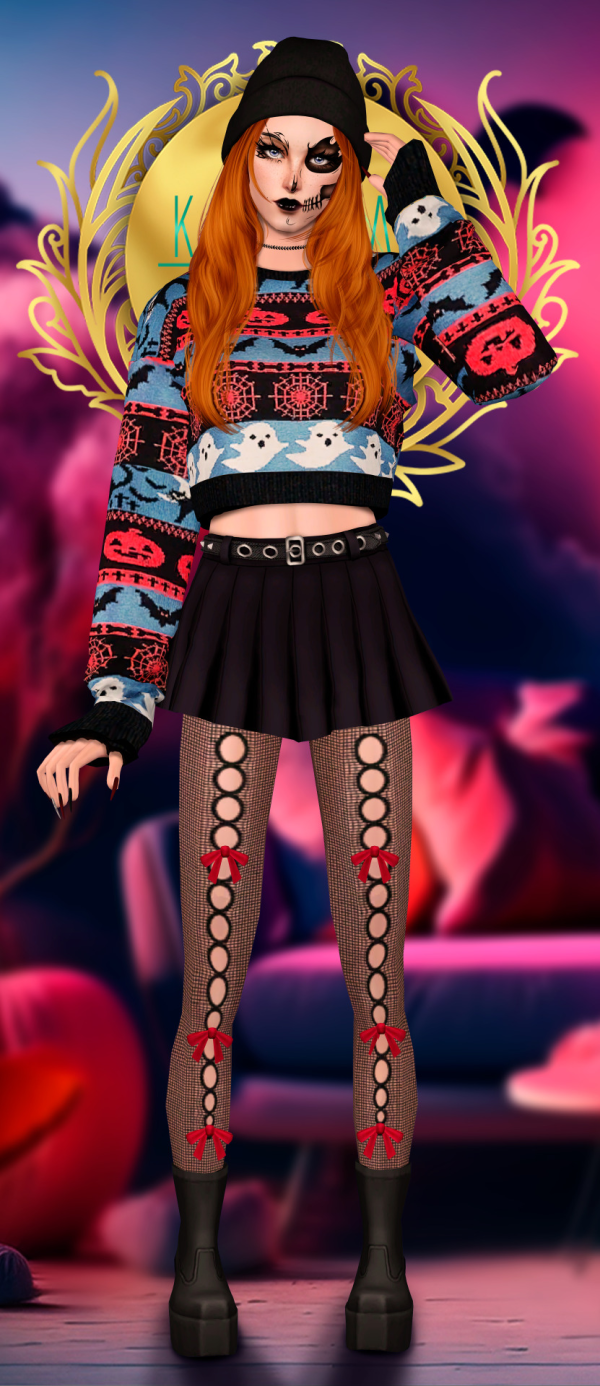 Kurimas 4t2 busra tr Night Set 398 Swater by simsfinds - The Sims 2 Custom Content