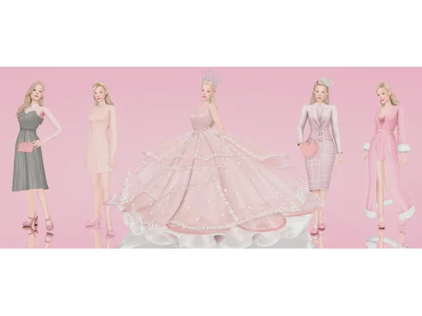 Mix glinda upland wicked by elpluribusanus - The Sims 4 Custom Content